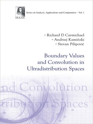 cover image of Boundary Values and Convolution In Ultradistribution Spaces